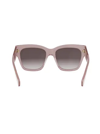 CELINE | Lunettes de soleil rouges angulaires Triomphe | rosa